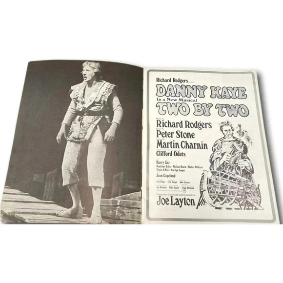 Broadway  Danny Kaye Two by Two Theater Souvenir Brochure Madelaine Kahn - Picture 4 of 9